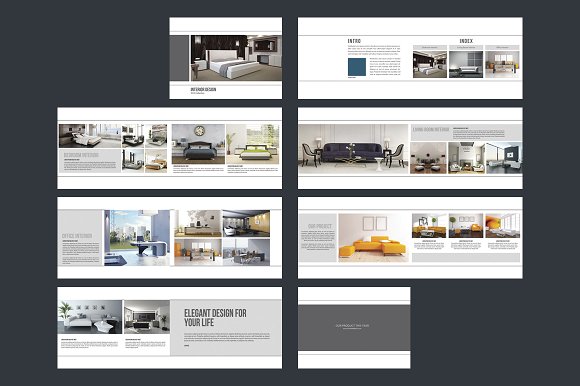 家居裝修產品展示多用途PS畫冊模板|PPT/演示|平面|吾愛排版 - 原創設計作品 