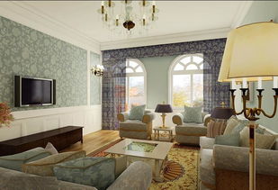110平米歐美風情三居室 K2海棠灣優雅裝修設計賞析